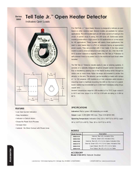 Thumbnail of document Data Sheet - Series 3868 Tell Tale Jr. Open Heater Detector
